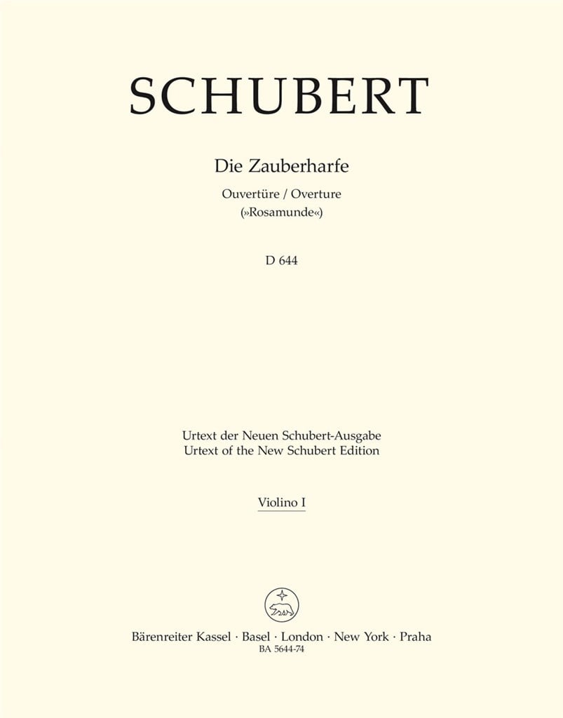 Die Zauberharfe. Ouverture